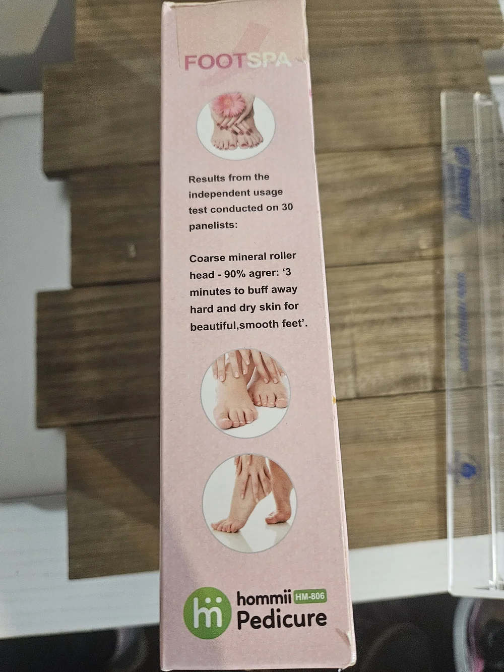 Pink Express Electronic Foot File - For A Foot Spa Hommii Pedicure HM-806